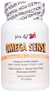 Omega Sense EPA DHA from Fish Oil enteric-coated - Vita IQ