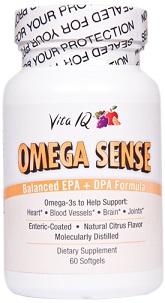 Omega Sense EPA DHA from Fish Oil enteric-coated - Vita IQ Omega Sense EPA DHA from Fish Oil enteric-coated - Vita IQ